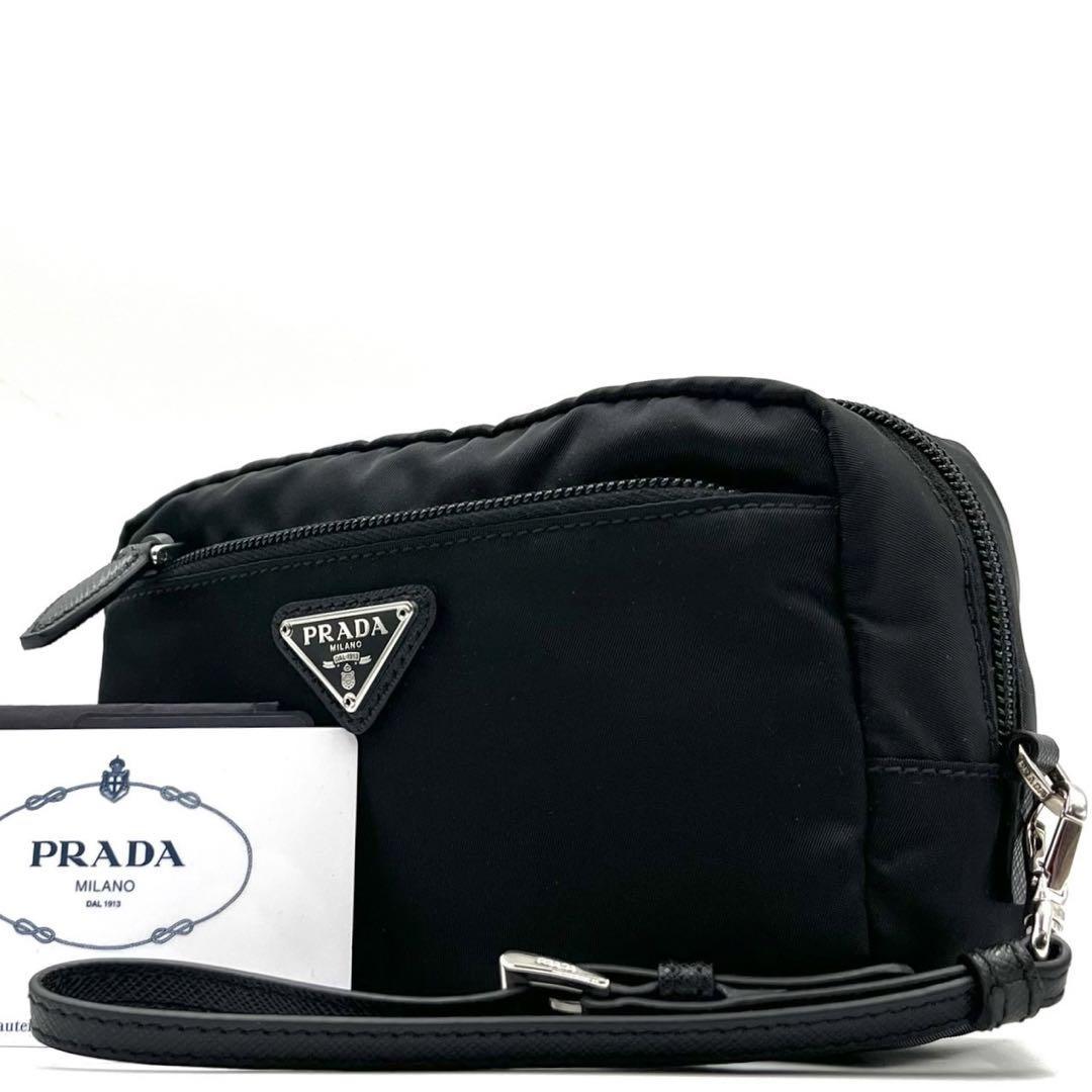 豊富買蔵 【現行品 新品未使用】PRADA プラダ 化粧ポーチ 1NE393