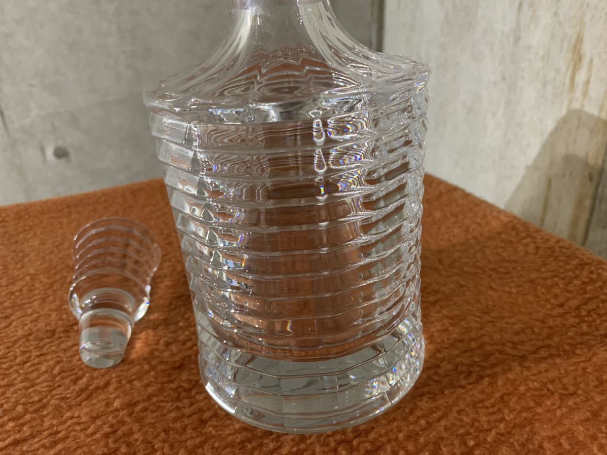 R64 デキャンタ デカンタ クリスタルガラス 栓 ボトル ウィスキー 酒の画像4
