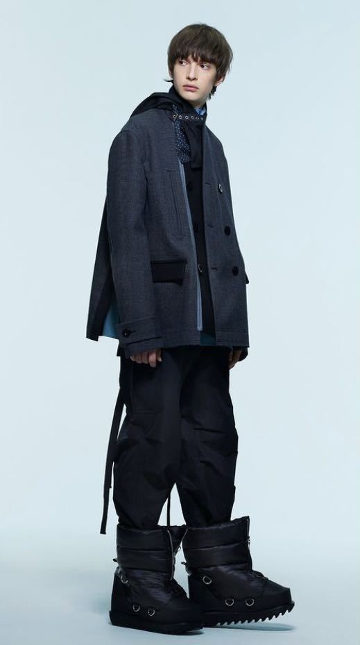 22AW Sacai Check Bonding Jacket サイズ4 サカイ チェック