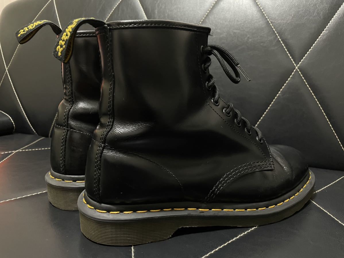 中古品 Dr.Martens ドクターマーチン レザーシューズ レザーブーツ ブーツ 8ホール レースアップ メンズ ブラック カジュアル _画像5