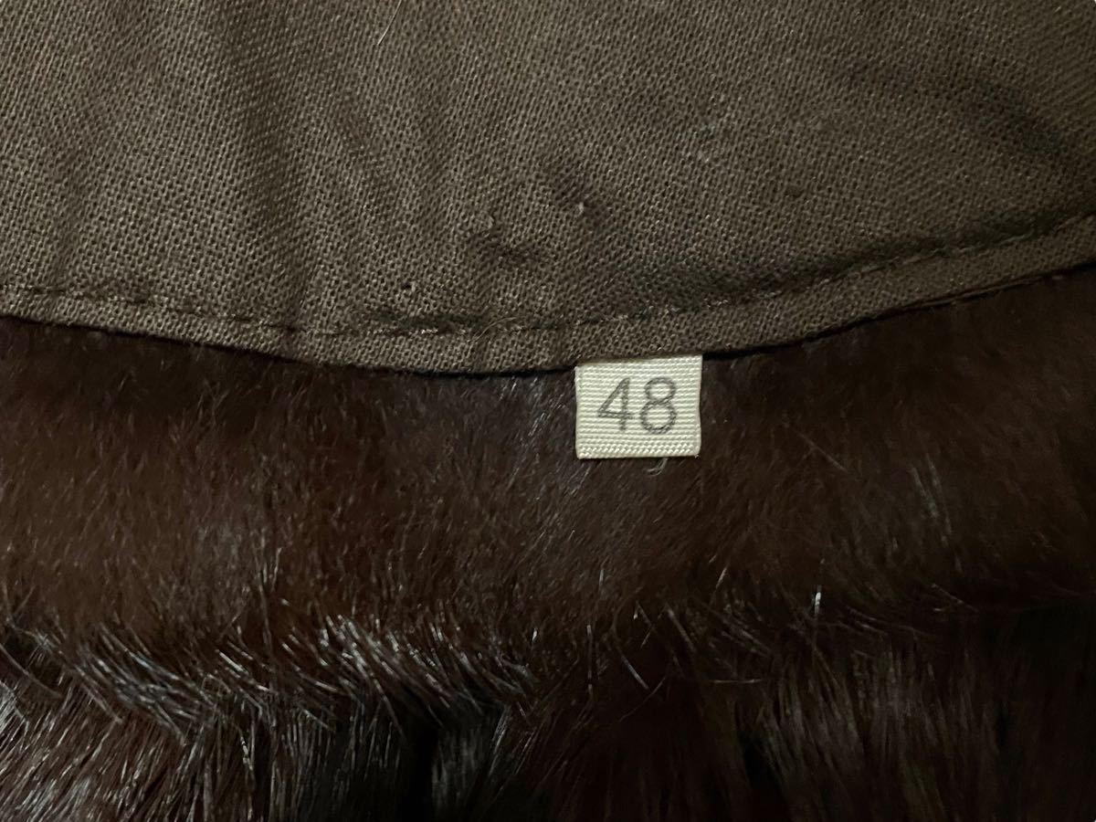 【漂う高級感】美品 BforB ミンク リアルミンク MINK コート ジャケット メンズ イタリア製 リアルファー ミンクコート_画像5