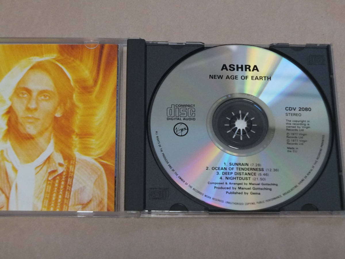 CD アシュラ (マニュエル・ゲッチング)「ニュー・エイジ・オブ・アース」名曲サンレイン_画像3