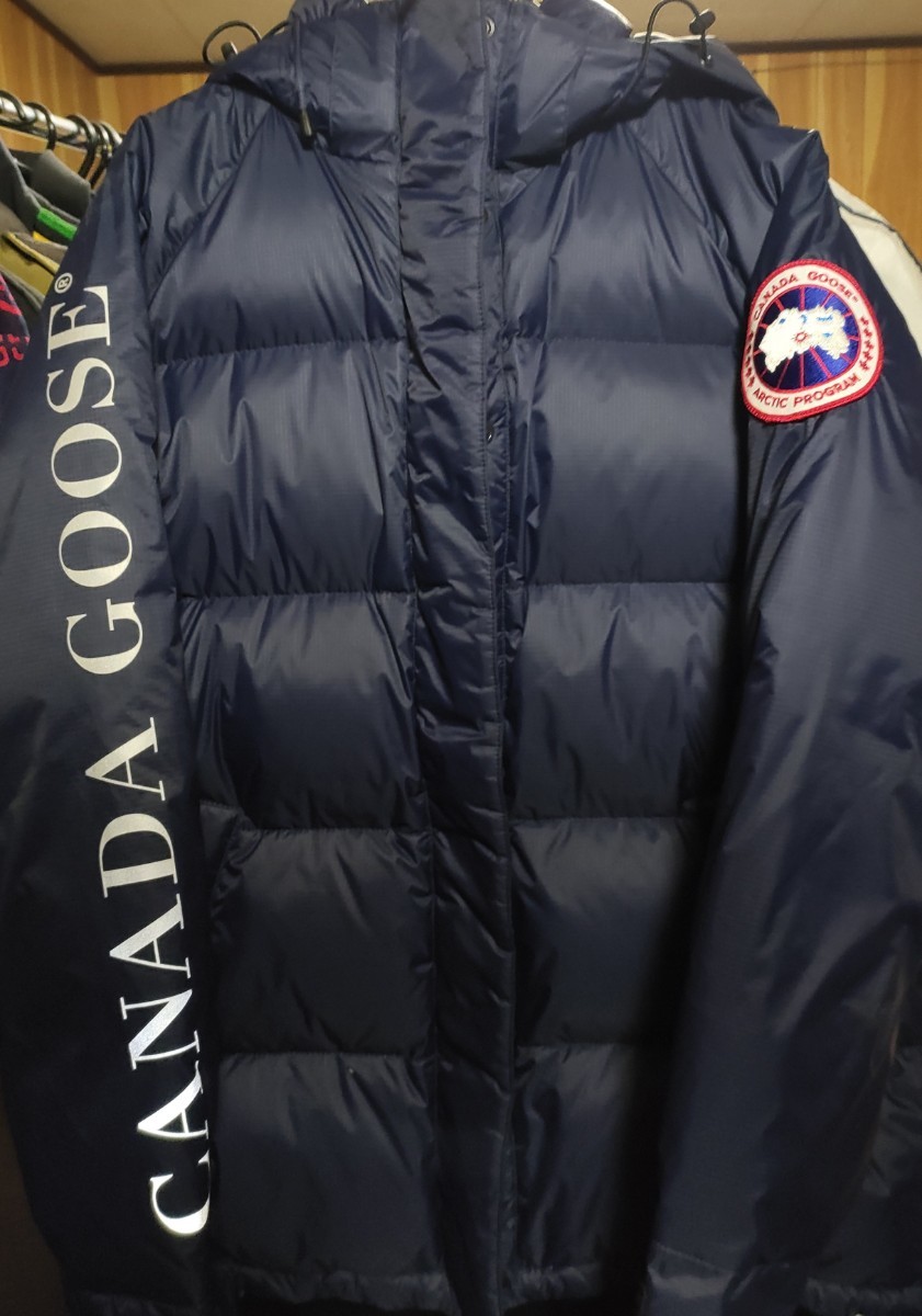  regular price 104500 jpy domestic regular goods beautiful goods Canada Goose approach Parker down jacket xs CANADA GOOSE navy 