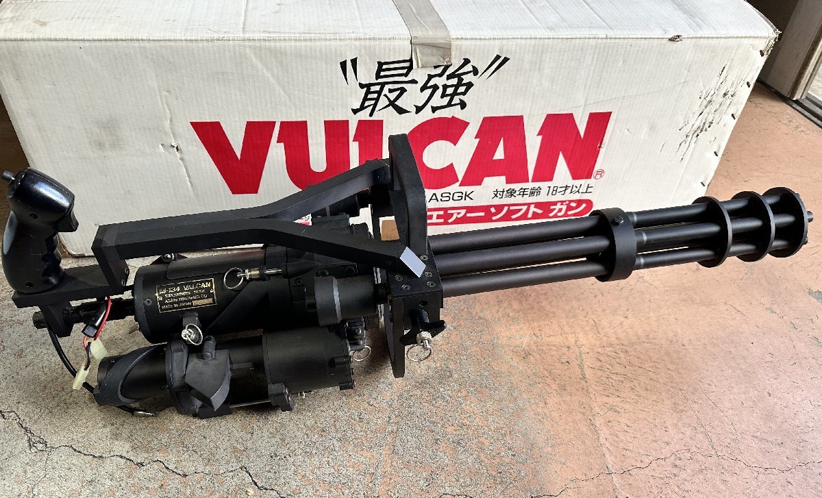 h*1様 アサヒファイヤーアームズ製/M134バルカン Yahoo!オークション - 本体美品 元箱付 未確認 M134 ミニガン