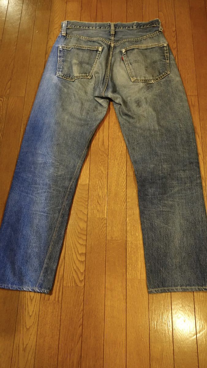 50s Levi's 501XX 53〜54年　66 BIG E 大戦　両面タブ　革パッチ　ヴィンテージ　デニム　リーバイス　_画像2