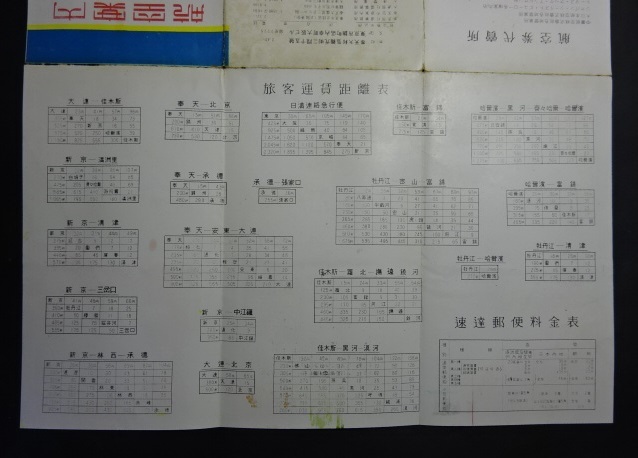 満洲航空株式会社　航空案内　旅客運賃距離表　飛行機　営業内容など_画像4