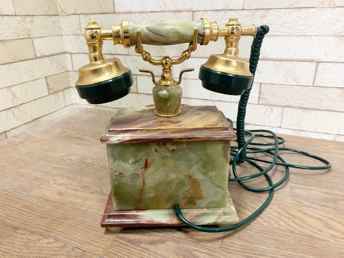  day . electro- machine NIKKO Nikko Italy antique dial type telephone machine B-51-002 marble interior miscellaneous goods retro Vintage 