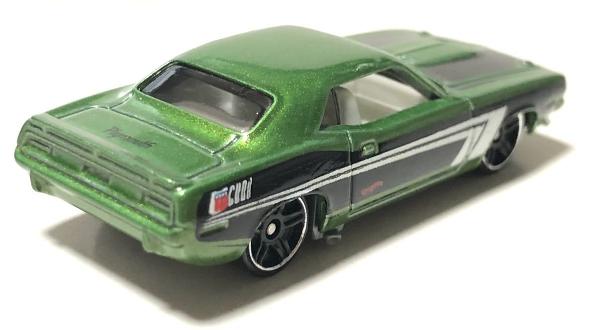 レア 1970 Plymouth AAR Cuda 440 All American Racing Mopar Barracuda プリマス クーダ バラクーダ Phil Riehlman 2015 グリーン 絶版_画像3