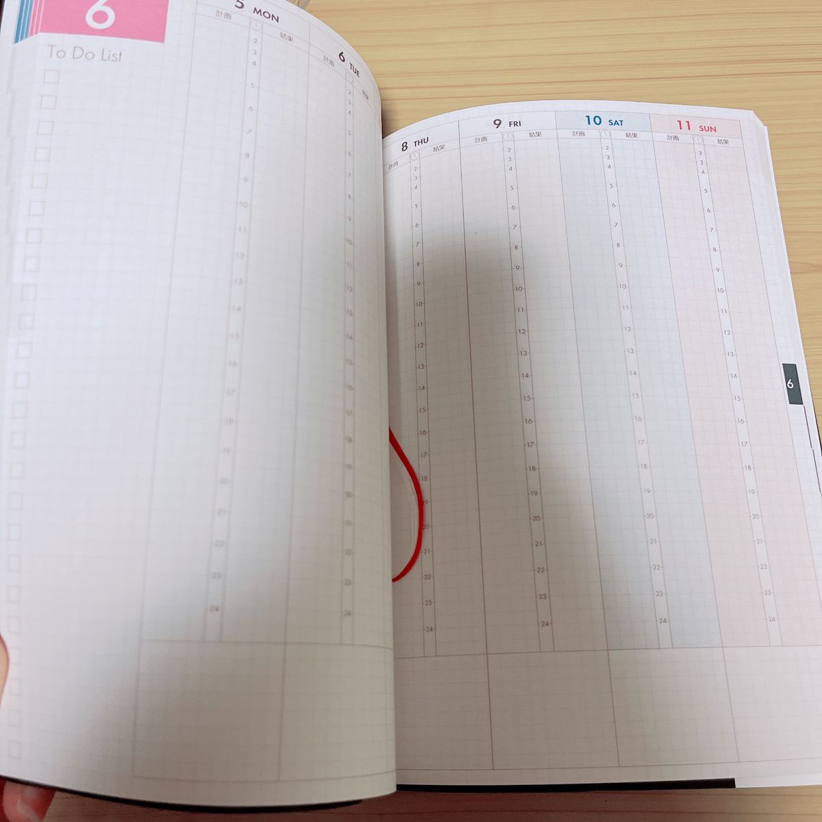 monaca 手帳 フェイクレザー A5 2023年1月始まり マネジメント ビジネス手帳 カレンダー ダイアリー