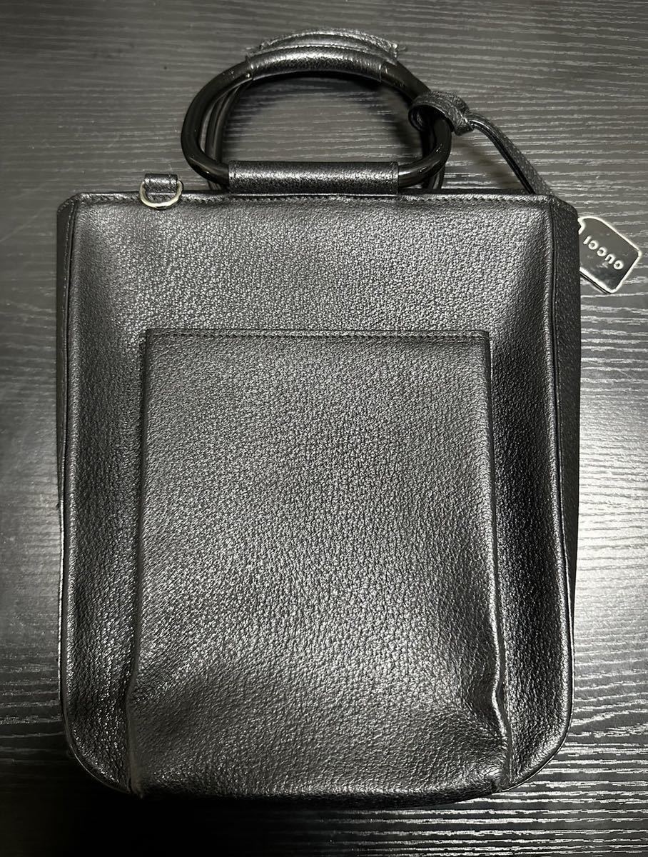 GUCCI/グッチ★2WAY★ハンドバッグ★ブラック★002.1118.0463★中古★ベタ有★101892_画像2