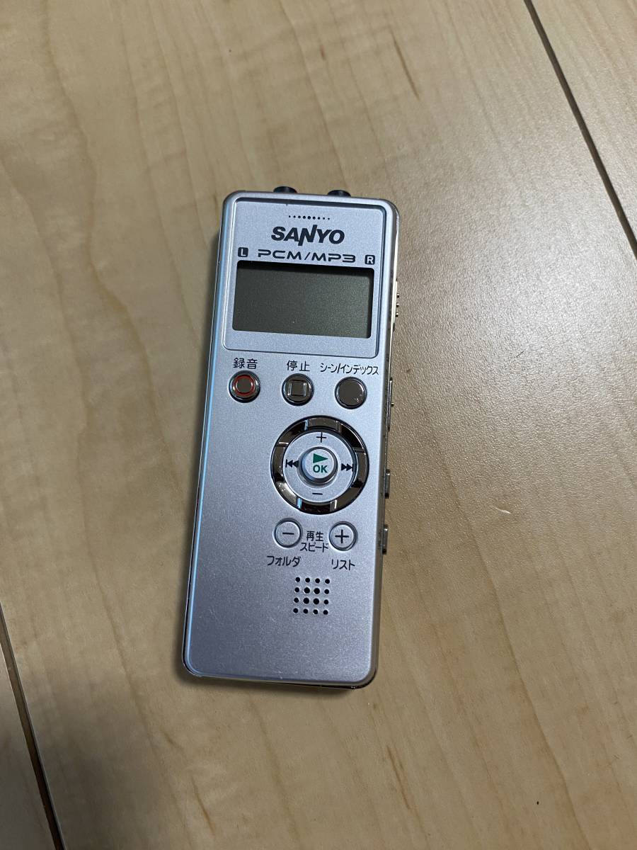 SANYO　ICレコーダー　ICR-PS004M　通電確認　中古現状_画像1