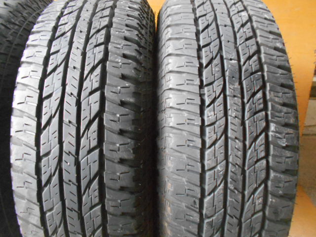 A4363 ヨコハマ ジオランダー A/T P235/70R16 4本セット 溝有 2019年製タイヤ ホワイトレター_画像3