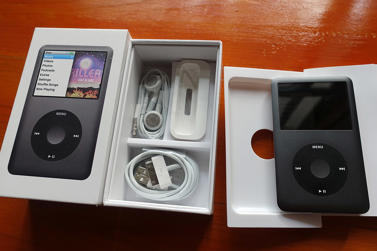 【免費送貨】Apple iPod classic 160GB MC297J / A帶盒（Apple·iPod Classic Black 160千兆） 原文:【送料無料】Apple iPod classic 160GB MC297J/A 箱付き (アップル・アイポッドクラシック黒 160ギガ)