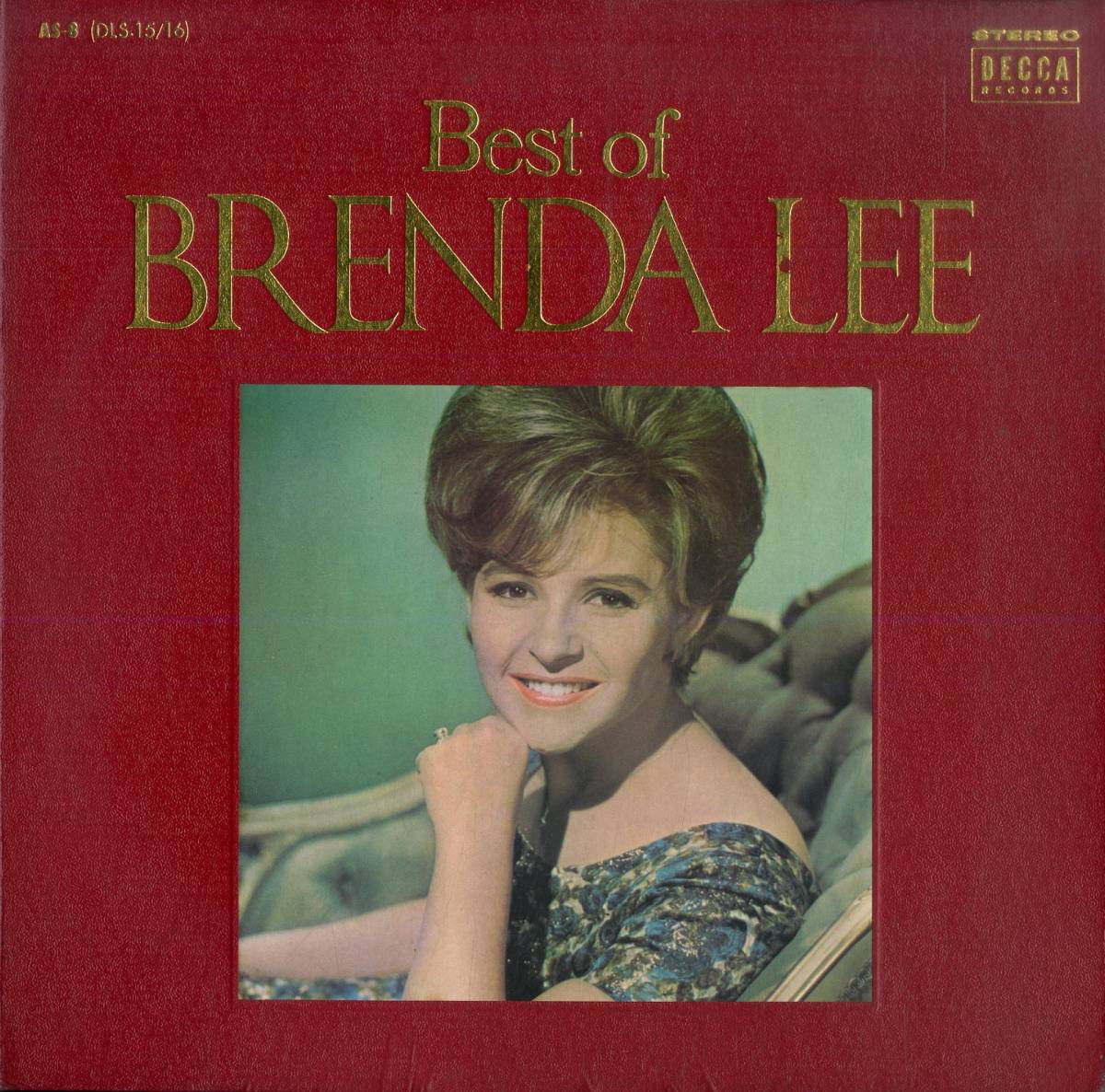 A00567842/LP2枚組/ブレンダ・リー「Best Of Brenda Lee (AS-8・テイチク・ロックンロール)」_画像1