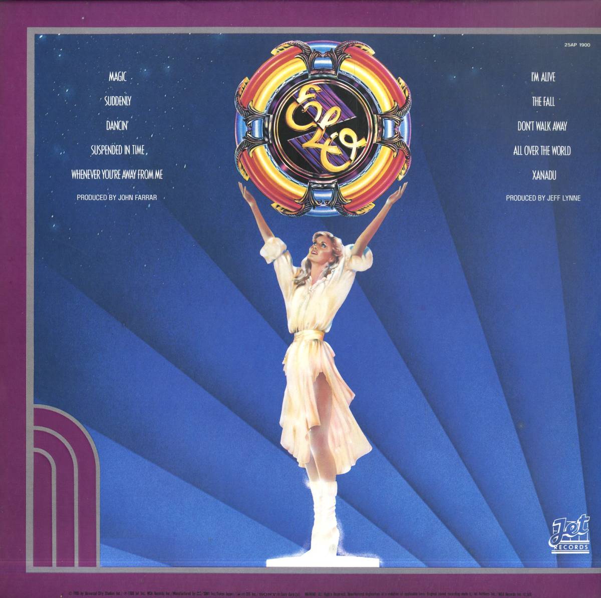 A00561964/LP/ELO / オリビア・ニュートン・ジョン「ザナドゥ Xanadu OST (1980年・25AP-1900・ディスコ・DISCO・シンセポップ)」_画像2