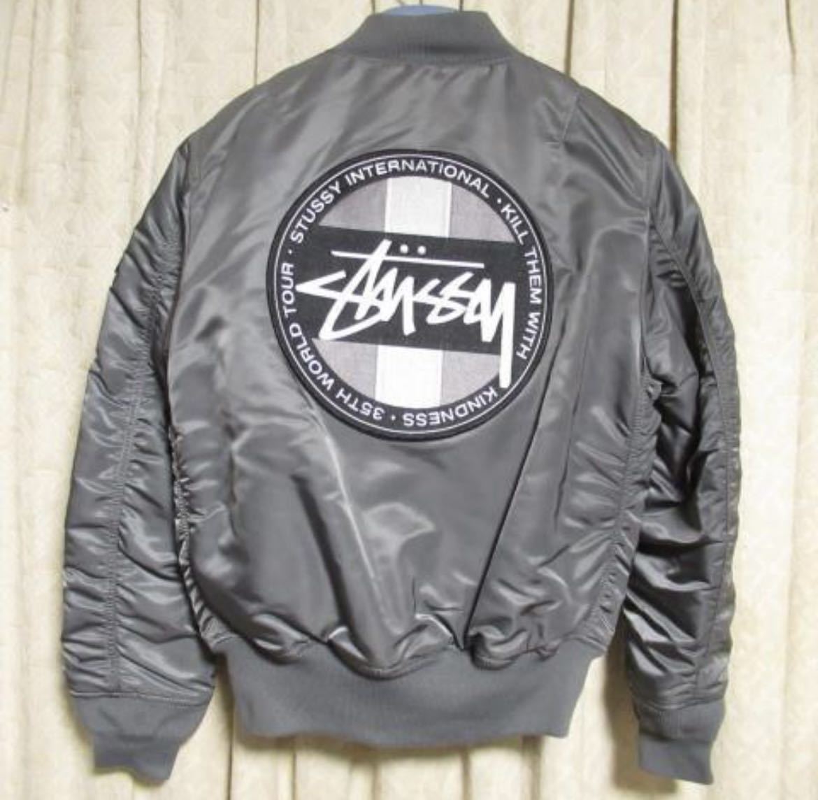 STUSSY 35周年 ALPHA MA-1 ステューシー ボンバージャケット STUSSY 35周年 ALPHA MA-1 ステューシー ボンバージャケット