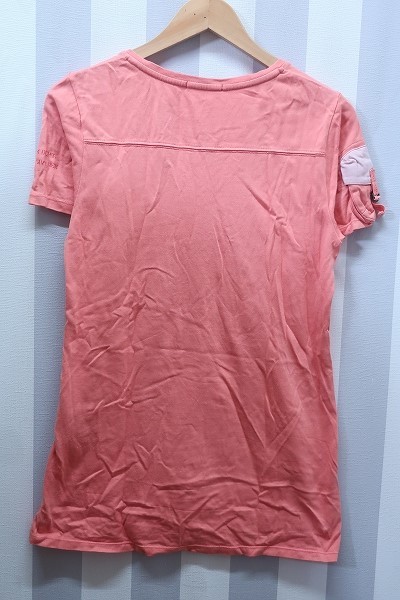 2-5920A/ Avirex short sleeves V neck pocket T-shirt lady's AVIREX postage 200 jpy 