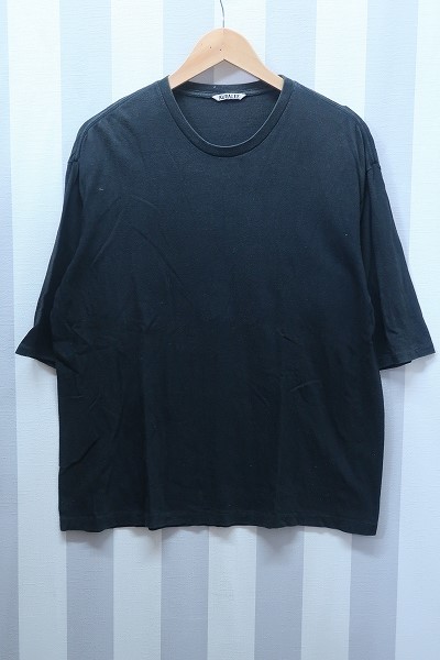 2-5923A/AURALEE A8ST02ST SEAMLESS CREW NECK HALF SLEEVE TEE オーラリー ハーフスリーブシームレスTシャツ カットソー 送料200円 の画像1