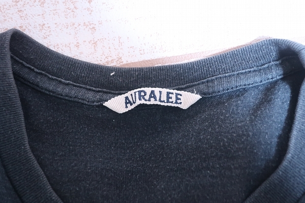 2-5923A/AURALEE A8ST02ST SEAMLESS CREW NECK HALF SLEEVE TEE オーラリー ハーフスリーブシームレスTシャツ カットソー 送料200円 の画像3