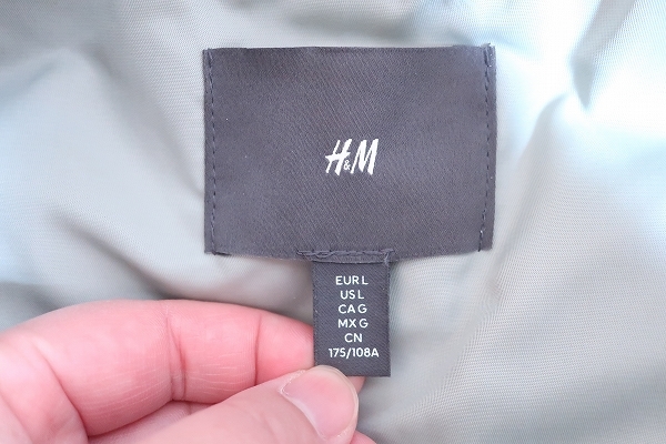 4-3073/H&M MA-1 エイチアンドエム フライトジャケットの画像4