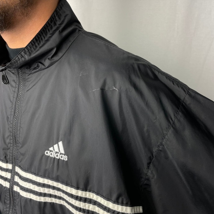 90年代 adidas TEAM アディダス チーム ナイロンジャケット メンズXL相当_画像7