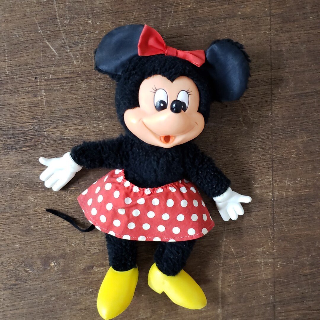 Young Epo k Minnie Mouse doll doll minnie Chan made in Japan Tokyo Disney Land antique soft toy TDL[60a1030]