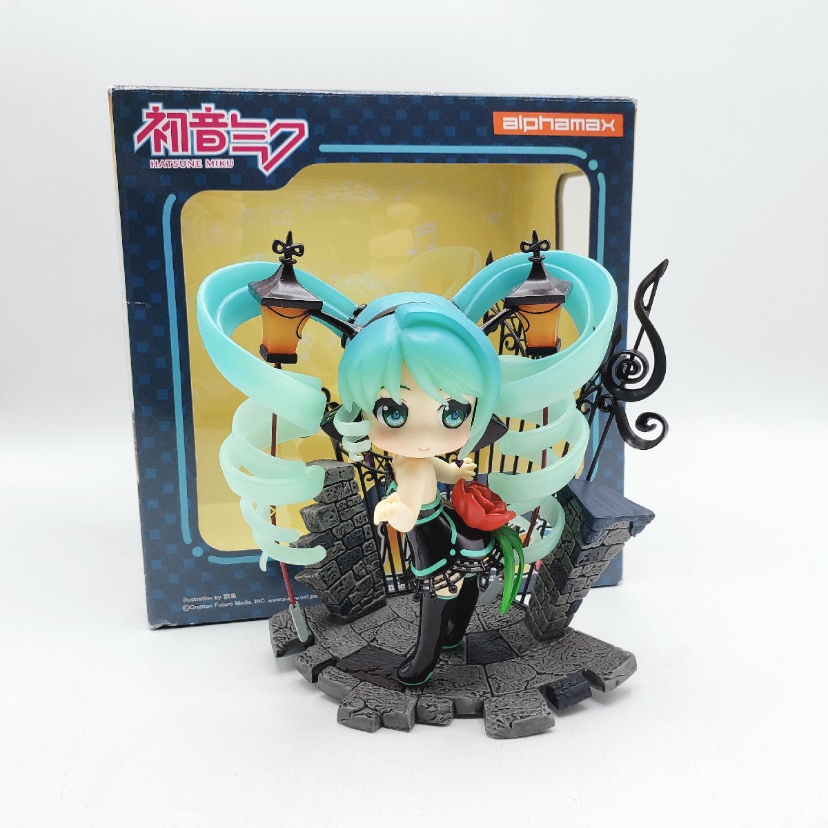 初音ミク　Lanpミクfeat.猫魚　キャラクター・ボーカル・シリーズ　完成品　フィギュア　アルファマックス　小悪魔ミク　開封【80n7】_画像1