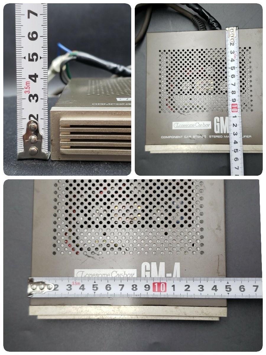 PIONEER パイオニア ロンサム・カーボーイ GM-4 動作未確認 ※ジャンク※ カーステレオ アンプ 旧車 車 懐かしい【60e1584】_画像8