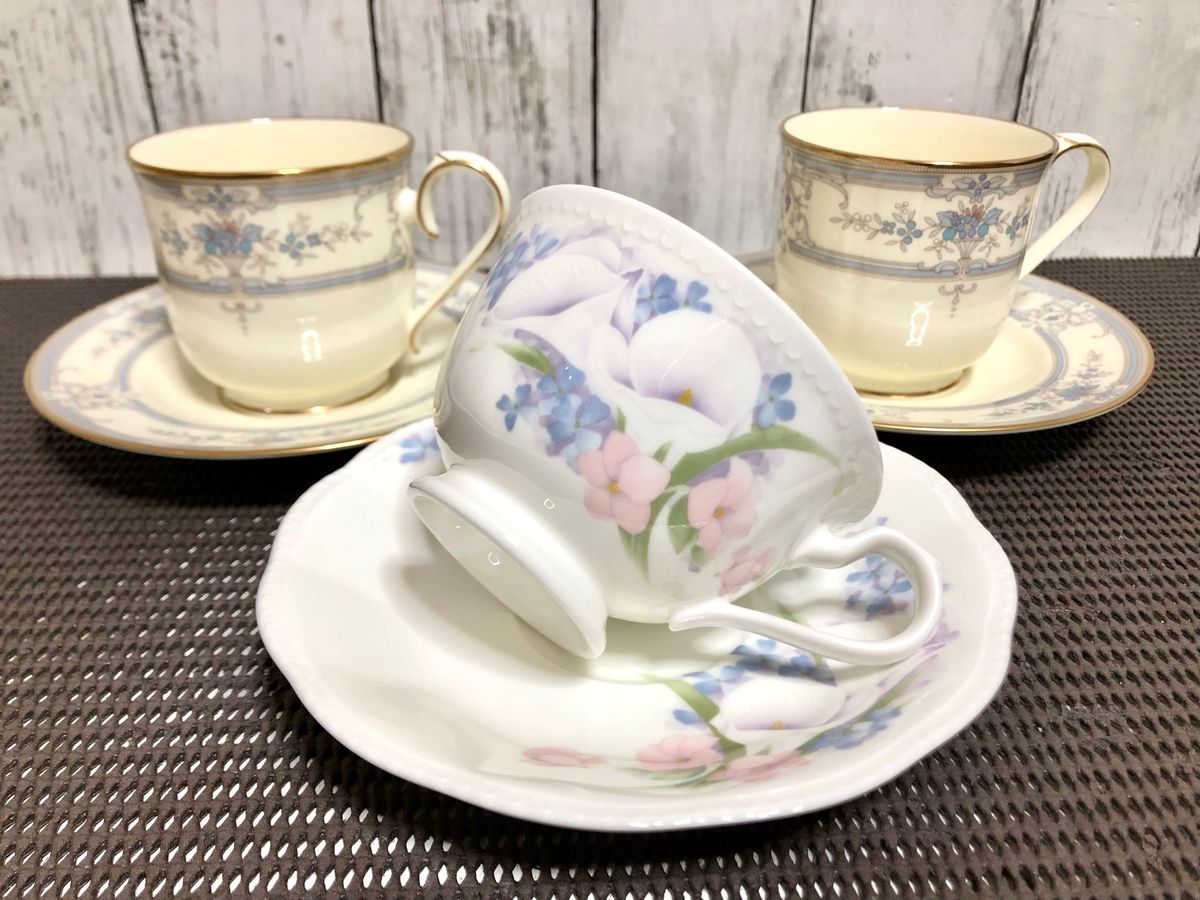 ノリタケ コンテンポラリー カップ&ソーサー 3客セット|Yahoo ノリタケ コンテンポラリー カップ&ソーサー 3客セット|Yahoo