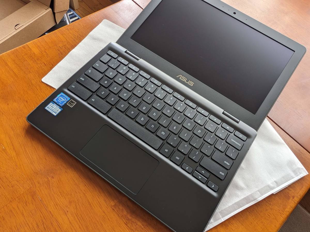 美品ASUS Chromebook C204MA C204MA-ENG ダークグレー