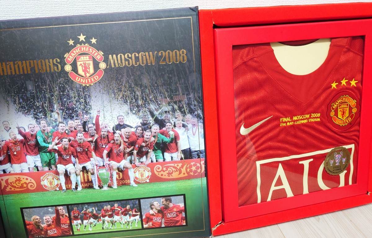 1円スタート　未使用　NIKE　2007〜2008 マンチェスターユナイテッド　Manchester　united　優勝記念　ユニフォーム　セット　ロナウド_画像1