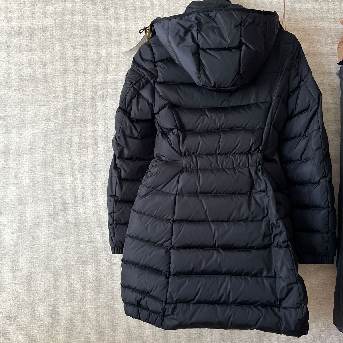 即購入OK 美品 モンクレール MONCLER 0 ロング ダウンコート ネイビー フラメッテ シャーパル