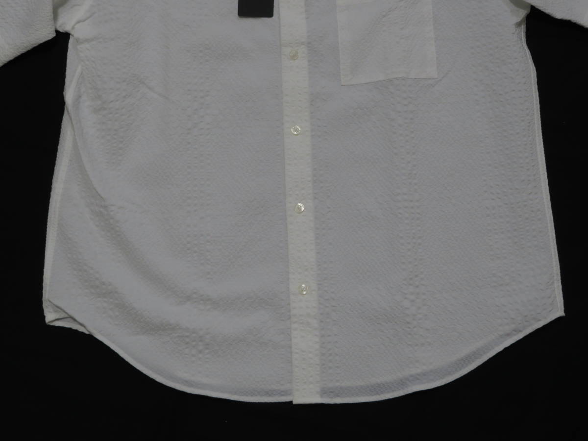ブラックレーベル クレストブリッジ 高級半袖デザインシャツ Lサイズ　白 24,200円_画像3