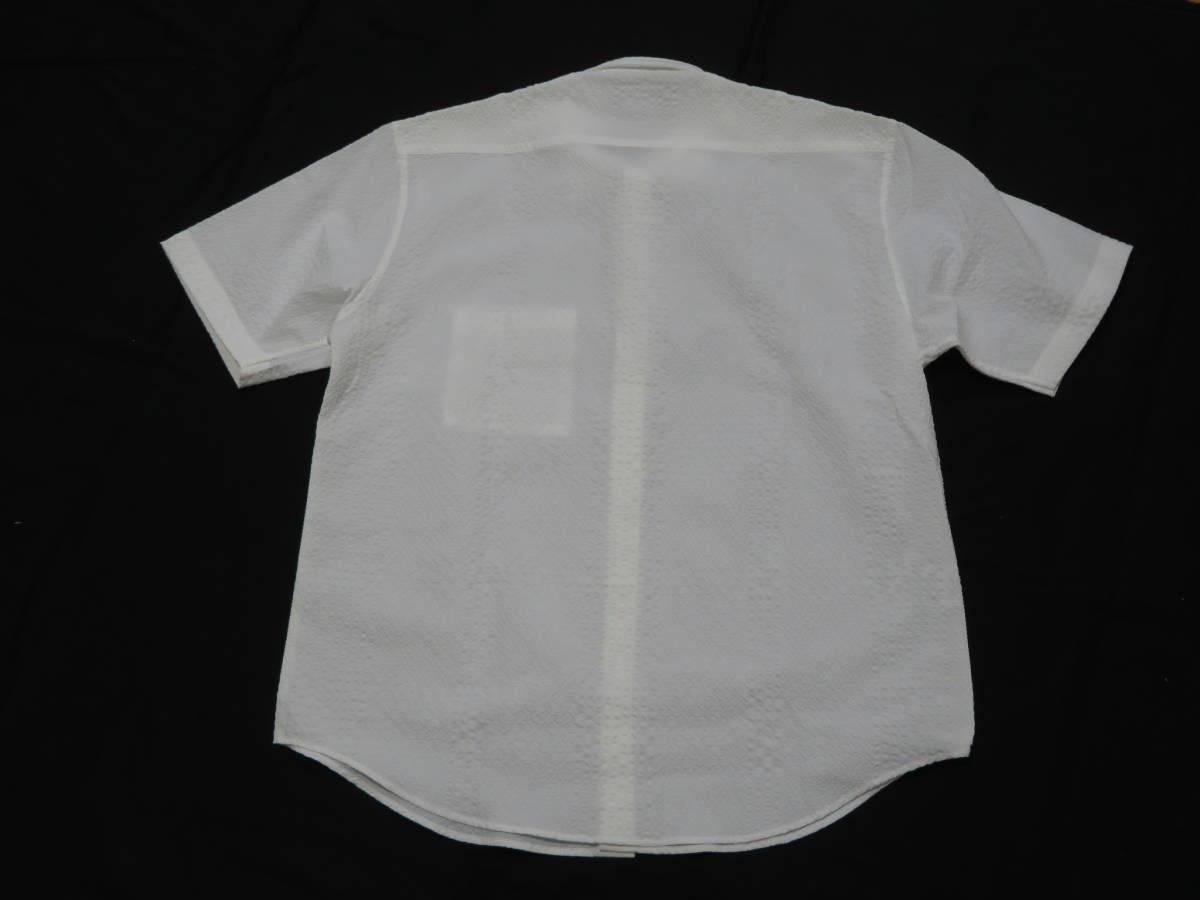 ブラックレーベル クレストブリッジ 高級半袖デザインシャツ Lサイズ　白 24,200円_画像5