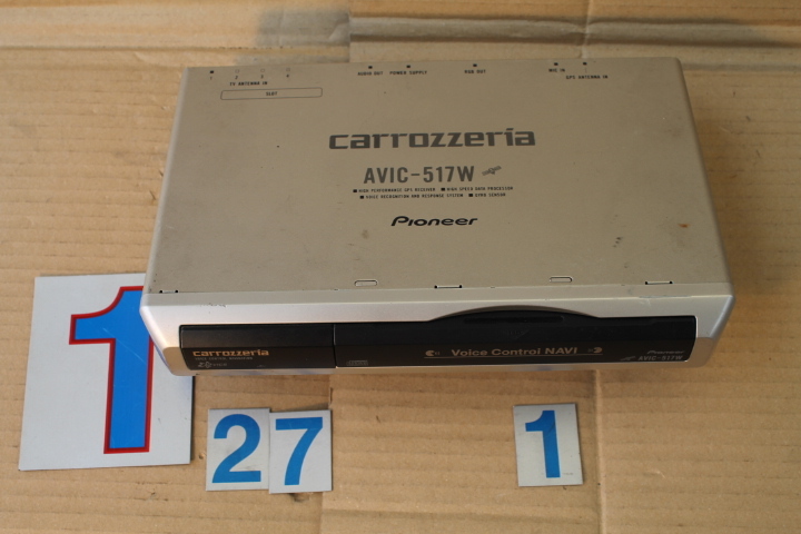 KL-512-1 ☆カロッツェリア carrozzeria AVIC-517W (CPN1584) Voice Controi NAVI_画像3