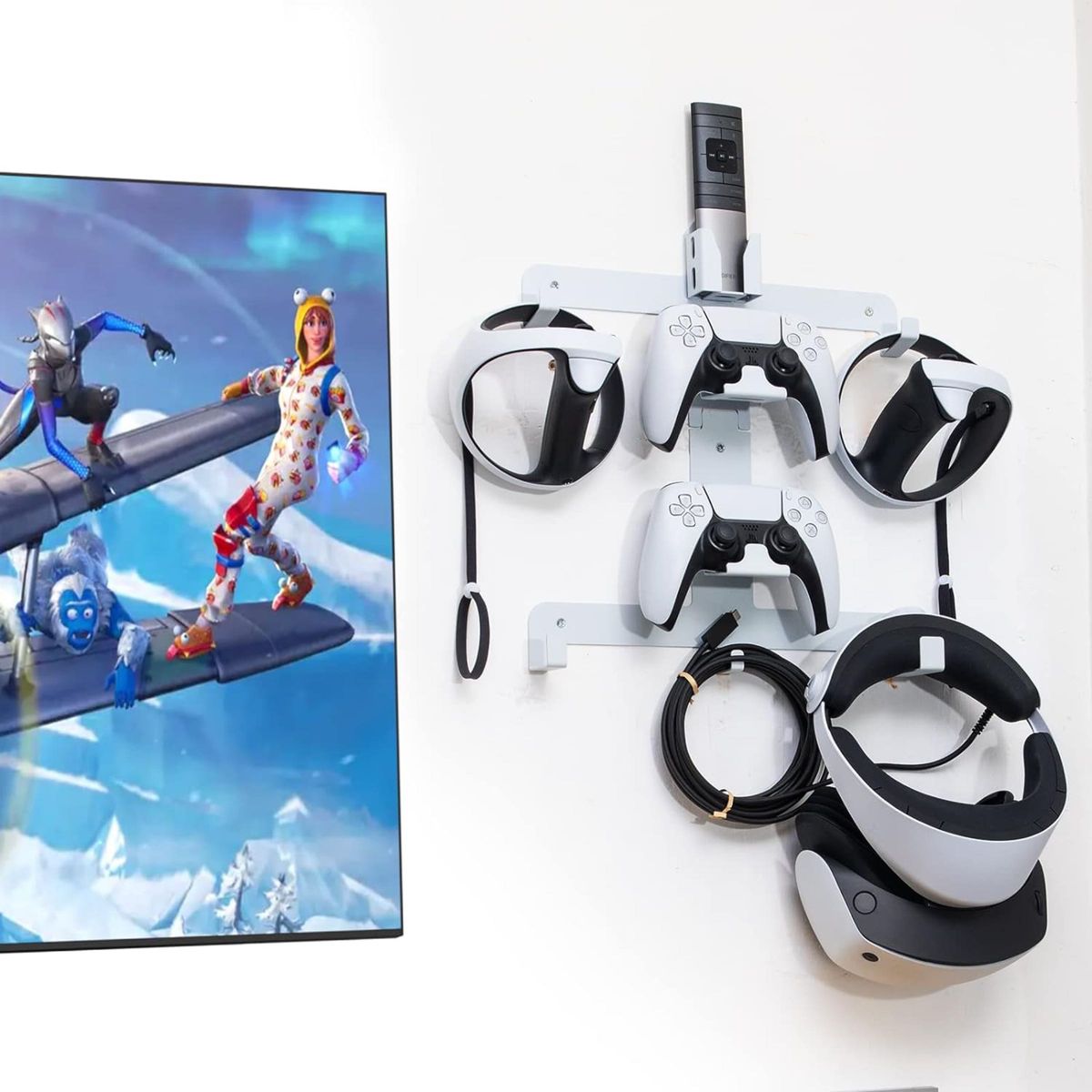 PS VR2 壁取り付けキット オールインワン ソリッドメタル壁取り付けキット VR2ヘッドセット PS VR2コントローラー