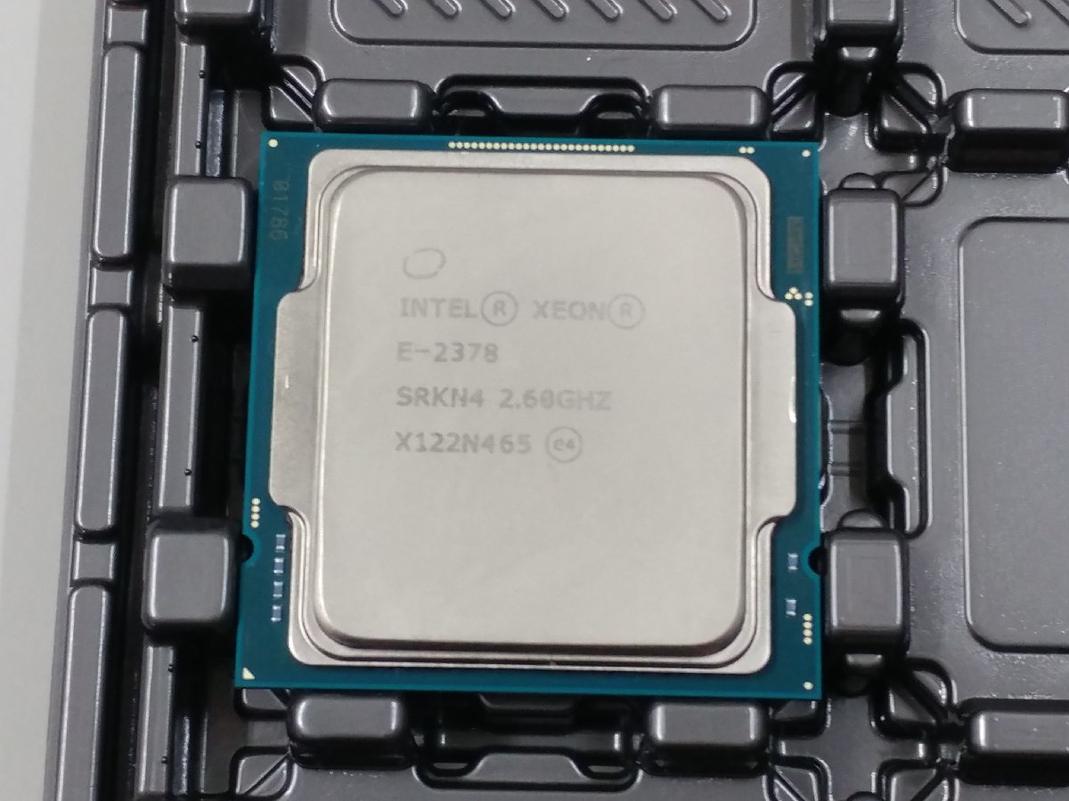 Intel Xeon E-2378 2.6GHz 8コア プロセッサー 8C/16T 8GT/s 16M キャッシュ Turbo (65W) 3200 MT/s FCLGA1200 残1_画像1