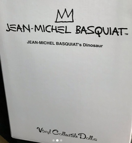 メディコムトイ　VCD JEAN-MICHEL BASQUIAT『 Dinosaur』未使用　未開封　高さ約２５ｃｍ _画像3