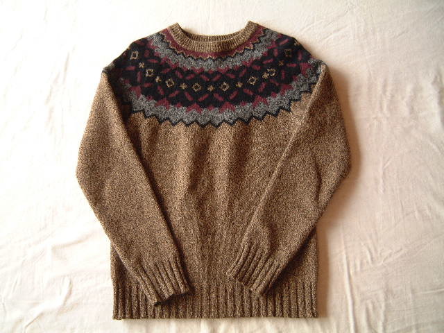 ロストコントロール NORDIC KNIT HEATHER BROWN BASE 1(GERUGA CELT&COBRA)_画像1