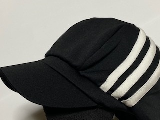 adidas アディダス キャスケット キャスハンチング 帽子 ブラック 3本ライン 展示未使用品_画像6