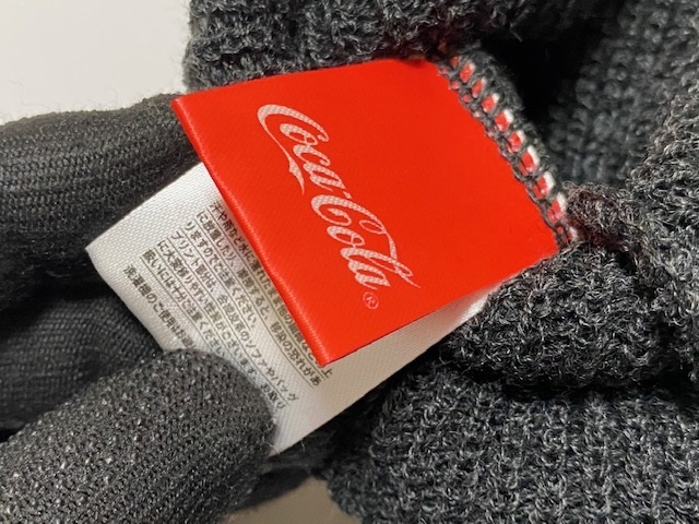 Coca-Cola コカ・コーラ ニットキャップ CAP ニット帽子 グレー 展示未使用品_画像6