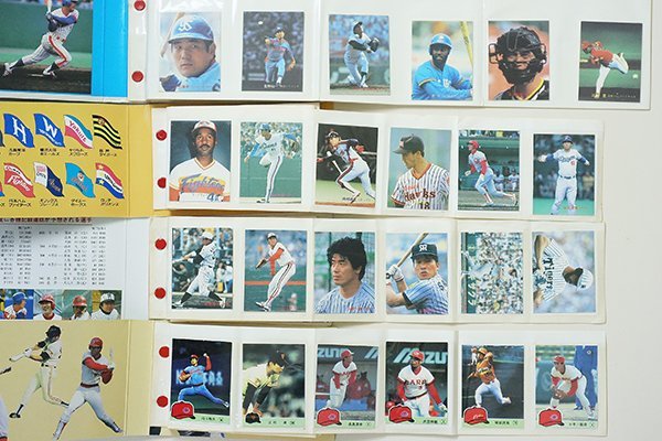 カルビー ◆ プロ野球カード 80年代 900枚以上 ＋ アルバム12冊 ☆大量セット☆ 巨人 阪神 阪急 広島 当時物 年代物 まとめ売り 1円 ◆KK_画像5