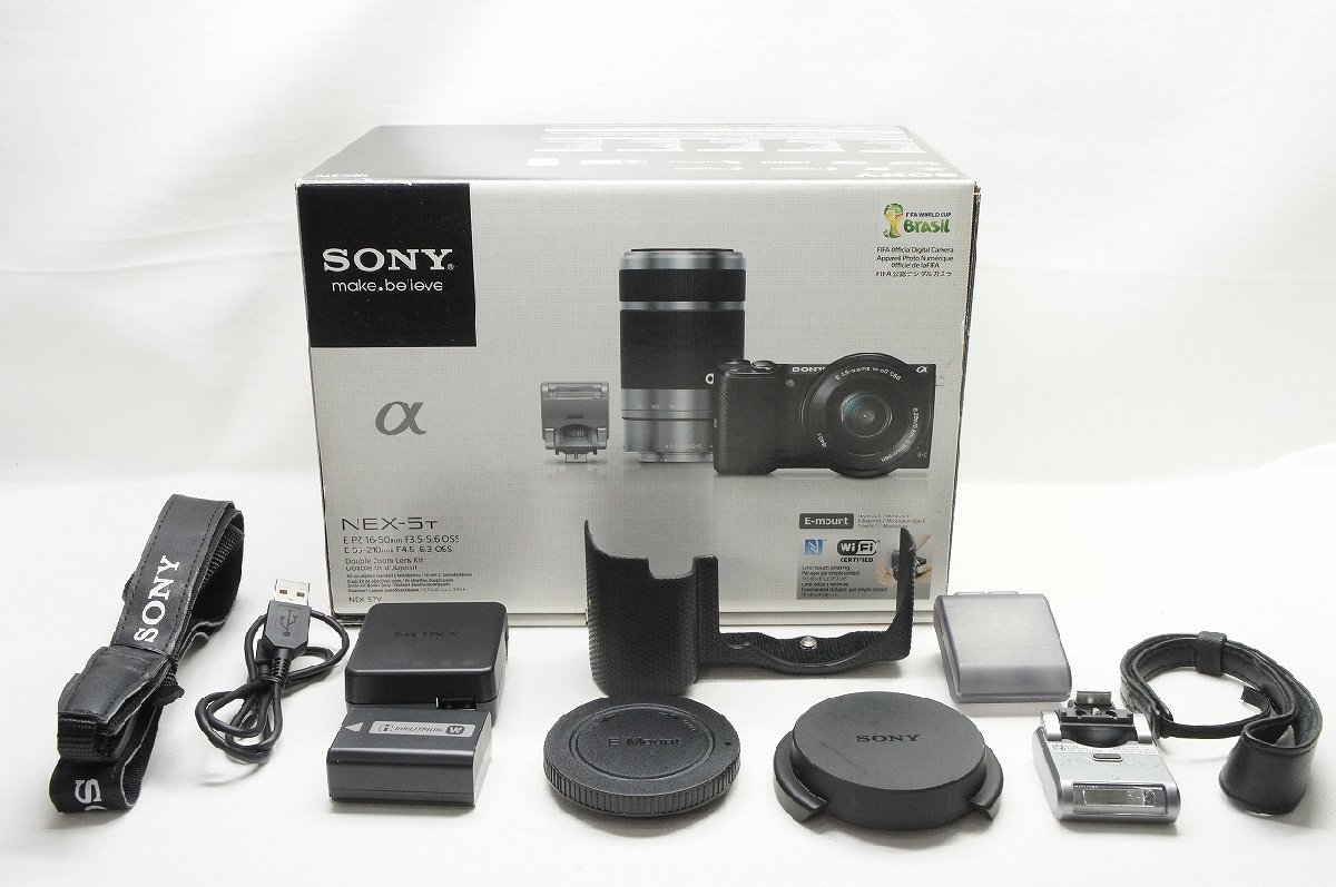 【適格請求書発行】美品 SONY ソニー NEX-5T ボディ ミラーレス一眼カメラ シルバー 元箱付【アルプスカメラ】231026e_画像7