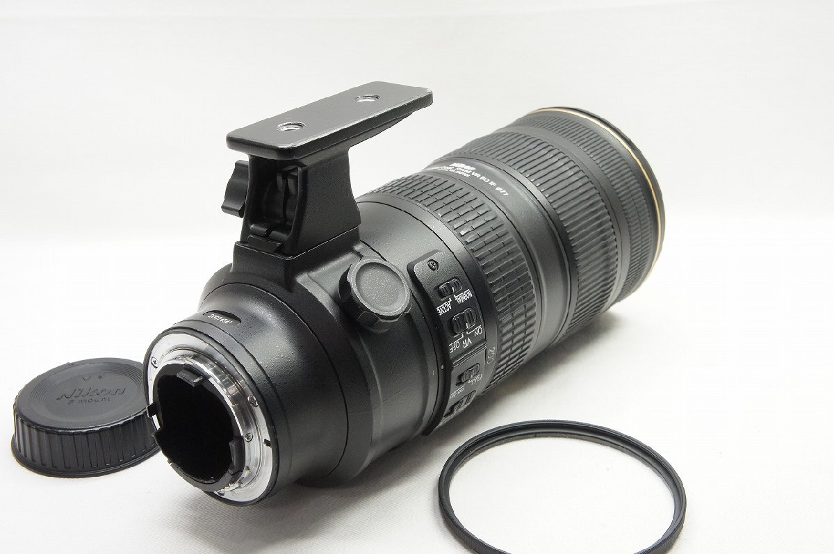【適格請求書発行】ジャンク品 Nikon ニコン AF-S NIKKOR 70-200mm F2.8G ED VR II ズームレンズ フード付 【アルプスカメラ】231008o_画像3