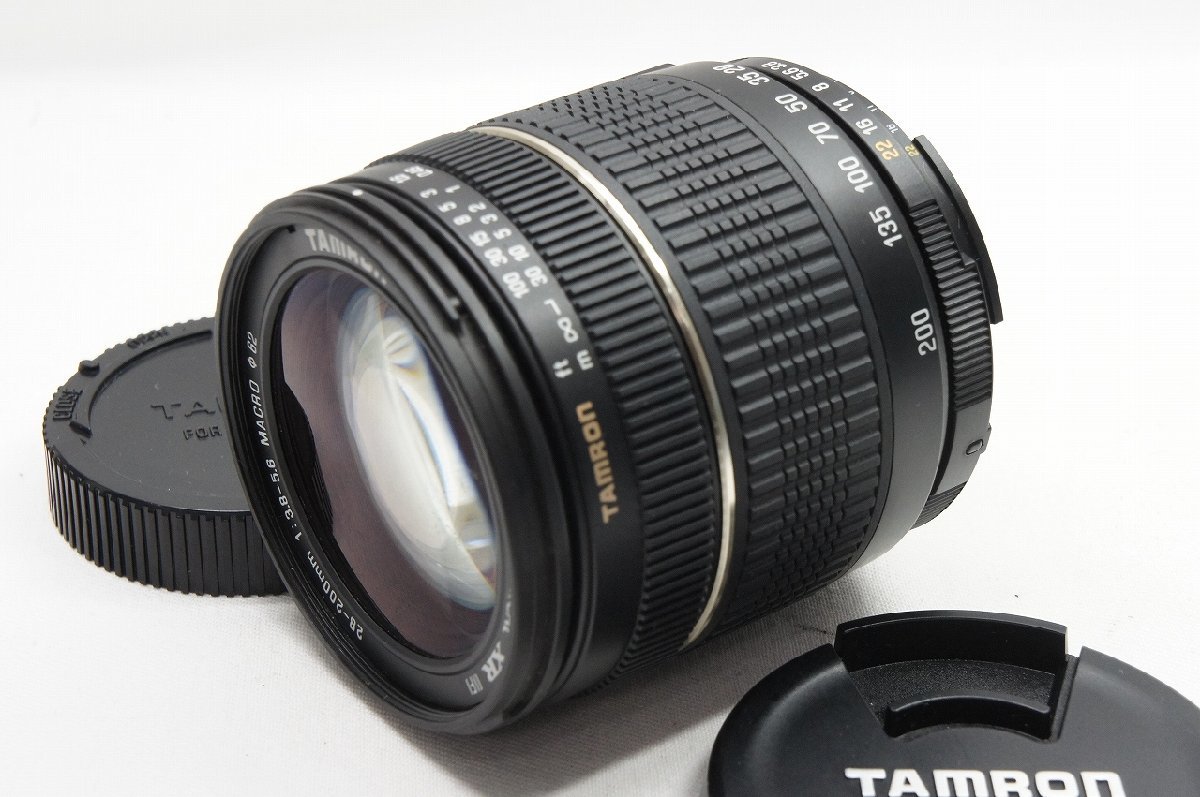 【アルプスカメラ】訳あり品 TAMRON タムロン AF 28-200mm F3.8-5.6 MACRO ASPHERICAL XR IF A03 Nikon ニコン Fマウント フード付 230416x_画像2