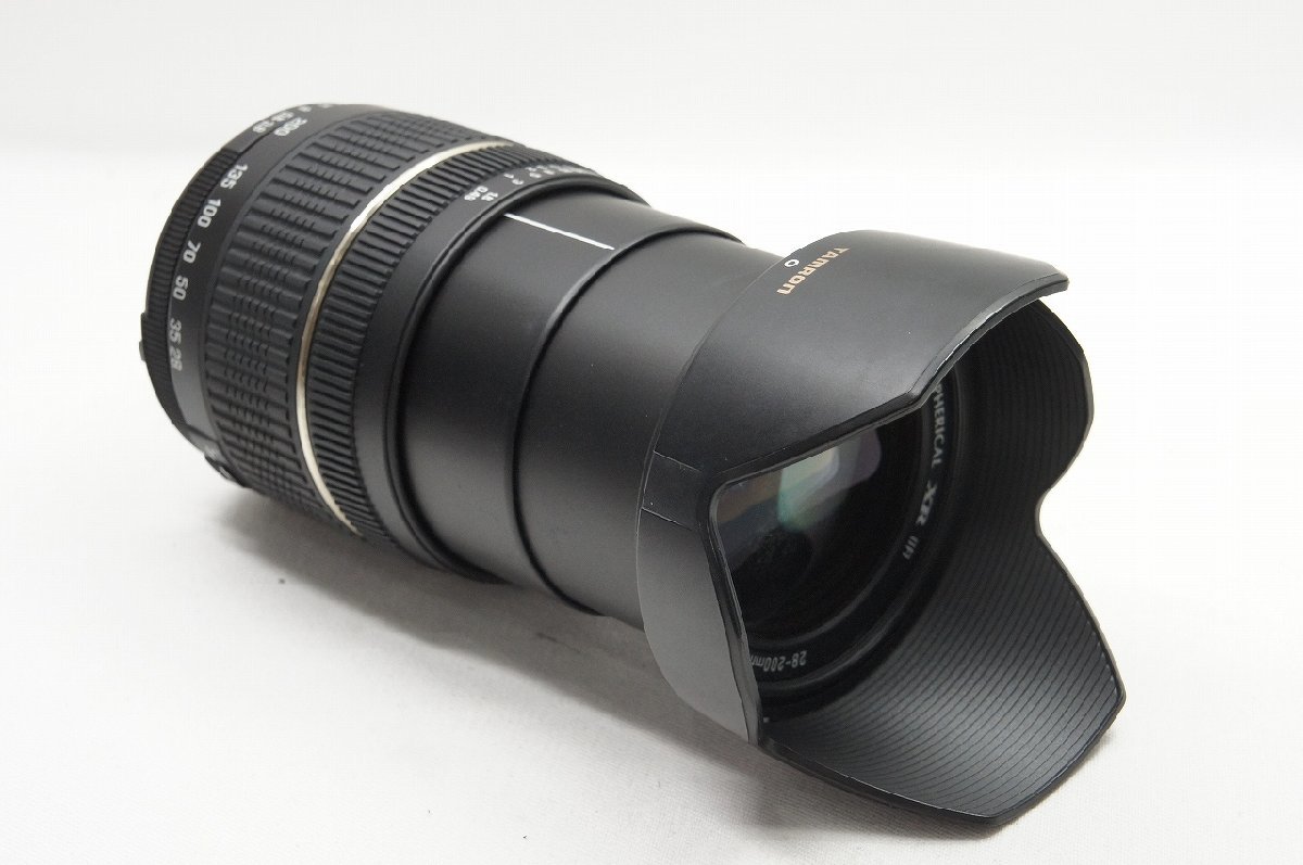 【アルプスカメラ】訳あり品 TAMRON タムロン AF 28-200mm F3.8-5.6 MACRO ASPHERICAL XR IF A03 Nikon ニコン Fマウント フード付 230416x_画像6