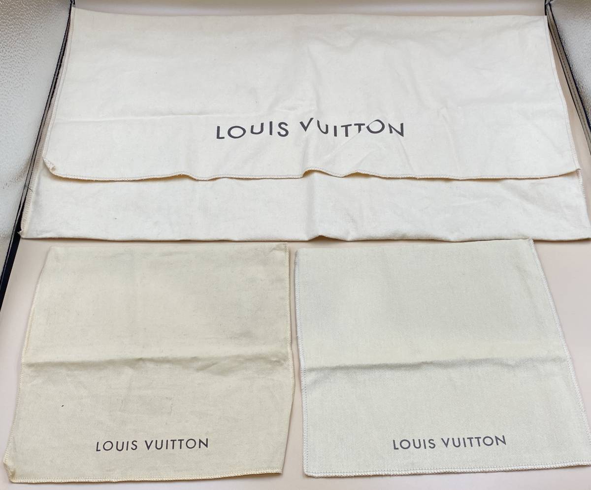 LOUIS VUITTON ルイ ヴィトン シューズ 保存袋 布袋 収納袋 まとめ13枚セット ベージュ系 保護袋 フラップ型 巾着袋_画像2