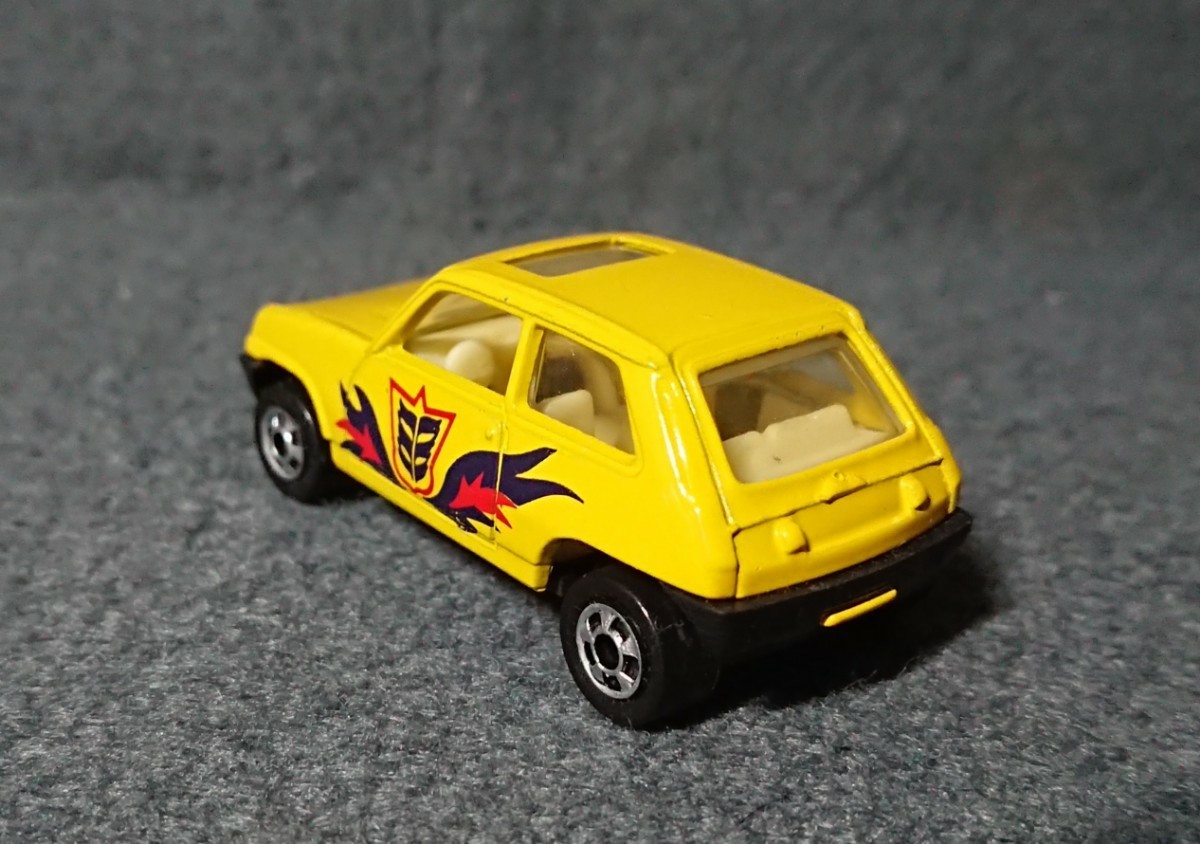 トミカサイズ インドマテル ホットウィール Suzuki（ルノー Le Car）BWホイール LEO MATTEL_画像4