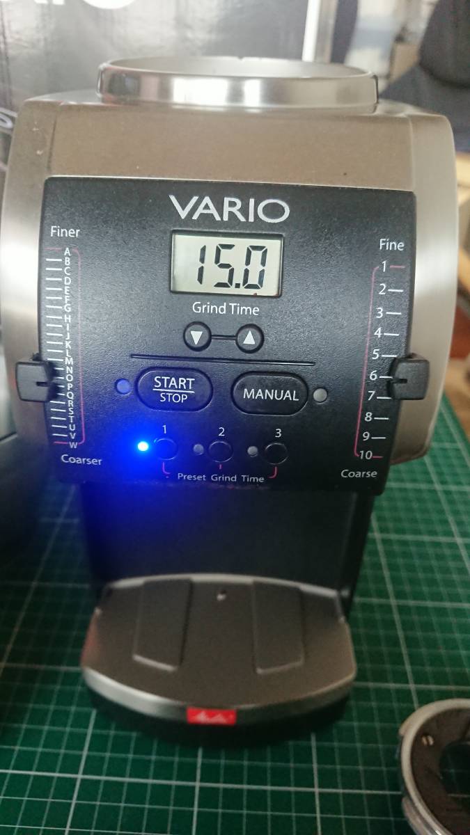 Melitta VARIO コーヒーグラインダー CG-111　230段階　　エスプレッソ　ペーパーフィルター　カリタ　デロンギ　BONMAC_画像6