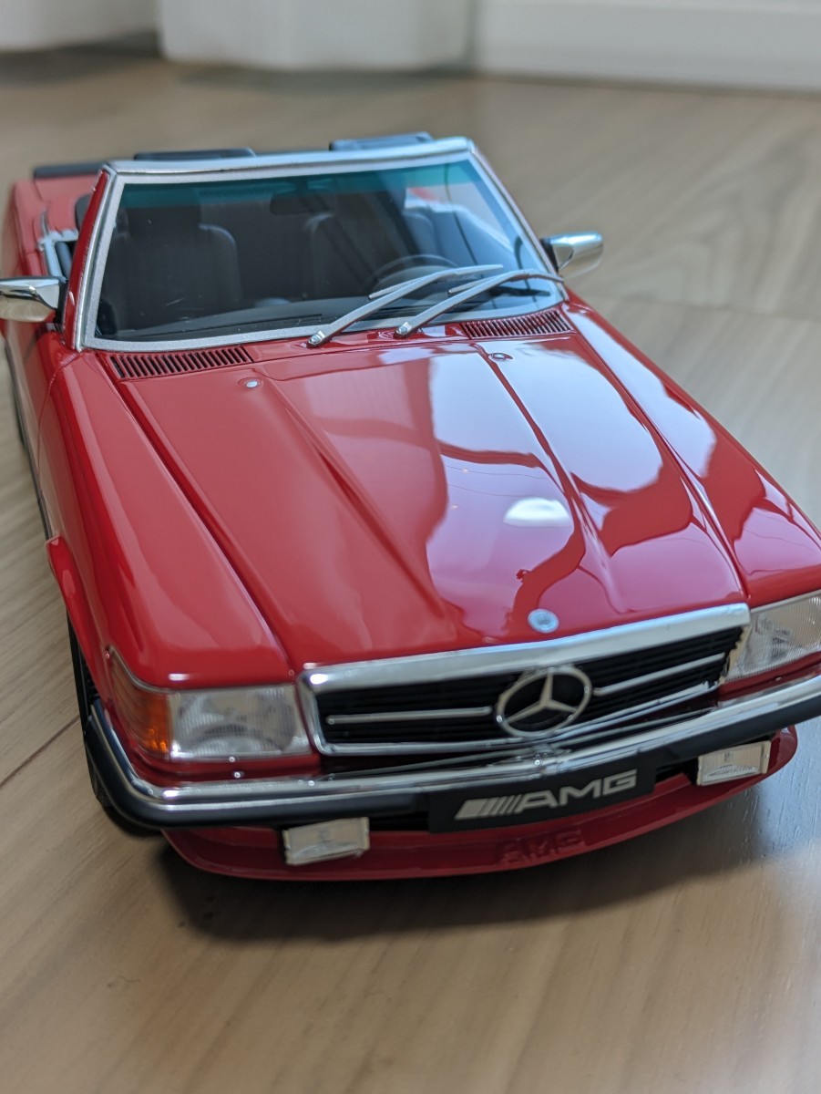【オットーモビル】 1/18 メルセデスベンツ 500SL(R107) AMG 1986 (レッド)世界限定 2,000個 [OTM962] 新品  旧車 カブリオレの画像1